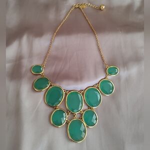 Kate Spade Green Chandelier Necklace